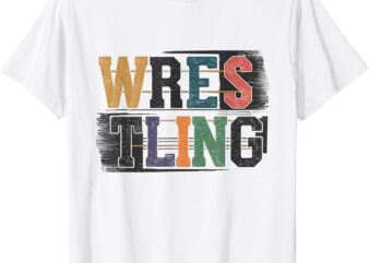 Funny Sports Wrestling Definition Design for Wrestler Fans T-Shirt