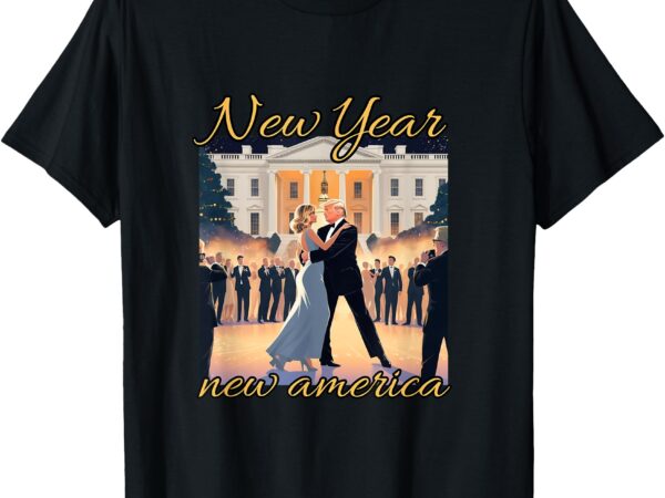 Funny trump dance new year eve trump new year party 2025 t-shirt