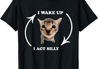 Funny silly cat meme T-Shirt