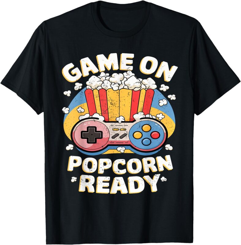 Game, Popcorn Ready Gaming T-Shirt