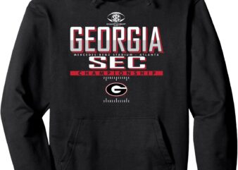 Georgia Bulldogs SEC Championship 2024 Football Pullover Hoodie