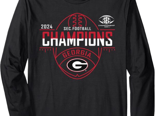 Georgia bulldogs sec champs 2024 football blitz long sleeve t-shirt