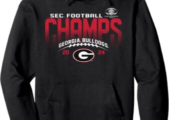 Georgia Bulldogs SEC Champs 2024 Football Icon Pullover Hoodie