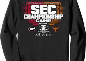 Georgia Bulldogs vs Texas Longhorns SEC Championship 2024 Sweatshirt