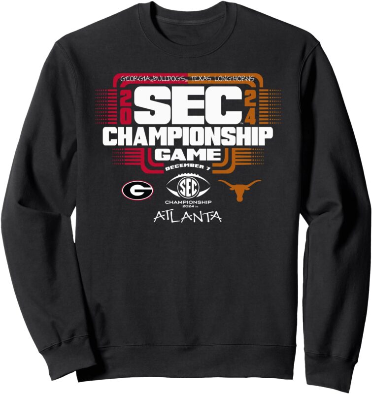 Georgia Bulldogs vs Texas Longhorns SEC Championship 2024 Sweatshirt