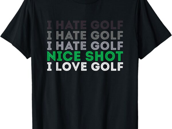 Golfer golfing player funny golf club tournament lover men t-shirt