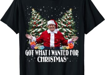 Got What I Wanted For Christmas Trump Santa Xmas 2024 T-Shirt