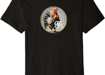 Grand Holler Rooster and Logo Premium T-Shirt