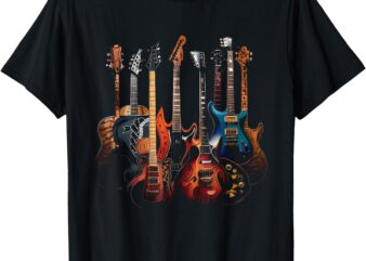 Guitar musician electric guitars player T-Shirt