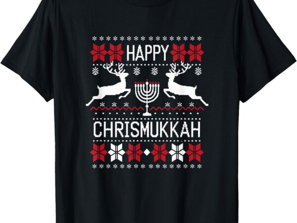 Happy chrismukkah this is my christmas hanukkah funny cool t-shirt