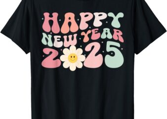 Happy New Year 2025 New Year Celebration T-Shirt