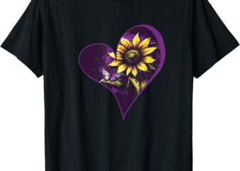 Heartfelt Sunflower Bloom T-Shirt