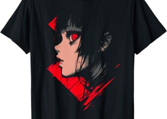 Horror Anime Manga _ Japan Japanese Creepy Kawaii Goth T-Shirt