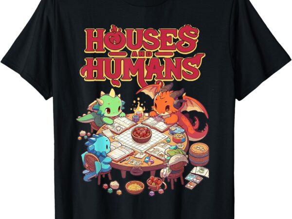 Houses and humans vintage 90s funny gamer gaming t-shirt