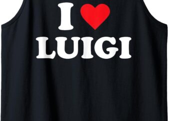 I Heart Luigi Tank Top