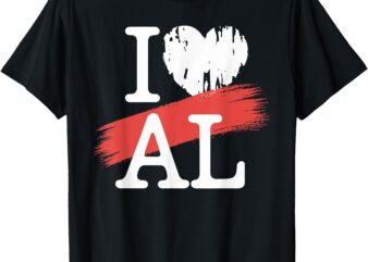 I Love AL T-Shirt I Heart AL T-Shirt