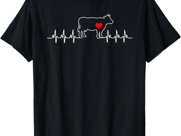 I love my cow valve ekg heartbeat heart patient t-shirt