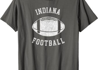 Indiana Football Distressed Vintage 80’s Throwback Classic T-Shirt