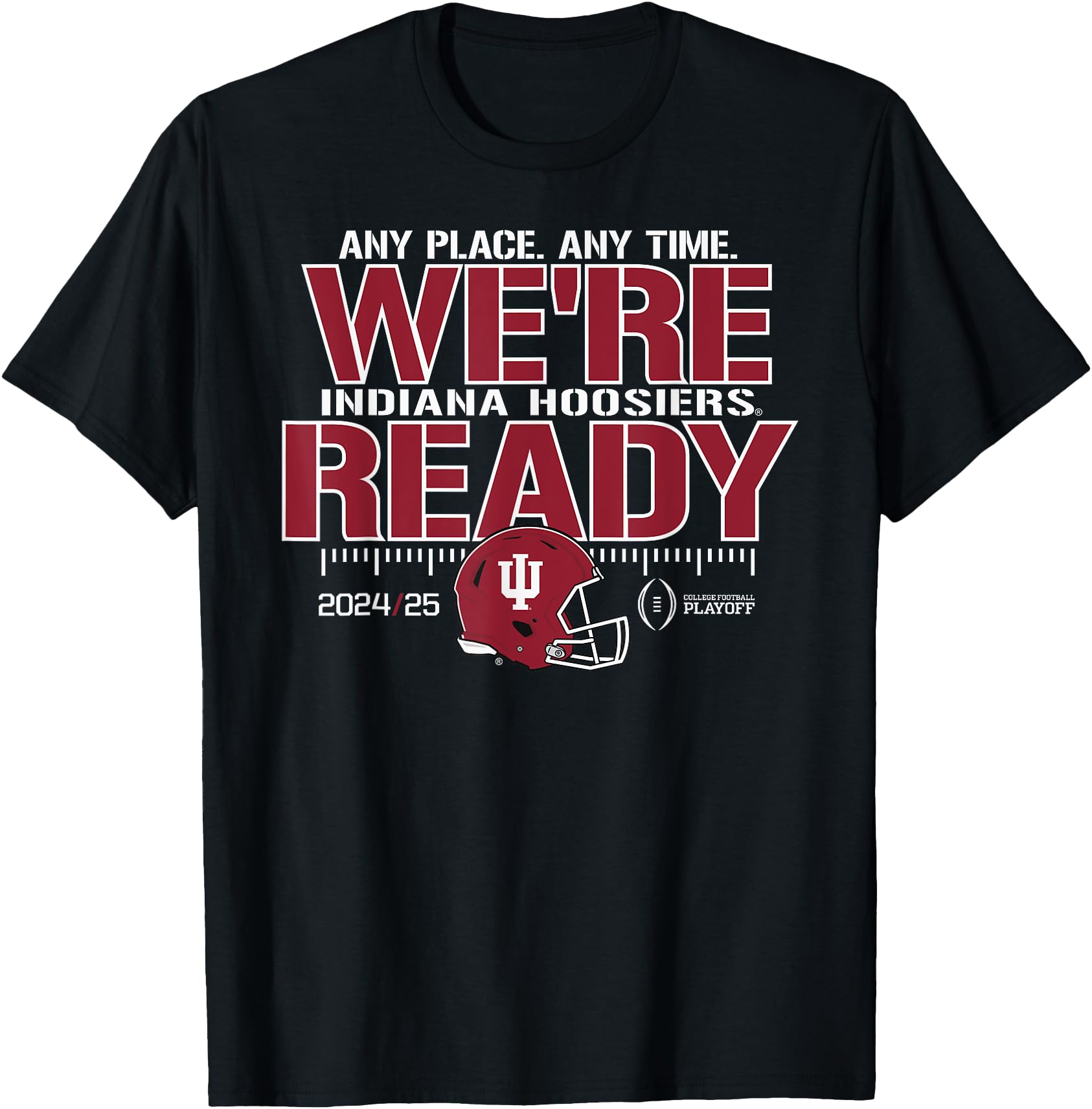 Indiana Hoosiers College Football Playoff CFP 202425 Ready TShirt