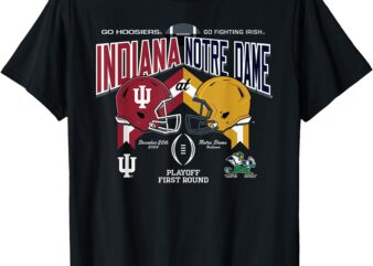 Indiana Hoosiers at Notre Dame Fighting Irish CFP 2024-2025 T-Shirt