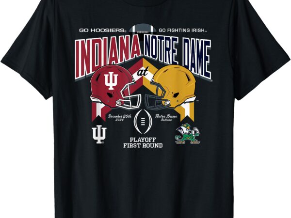 Indiana hoosiers at notre dame fighting irish cfp 2024-2025 t-shirt