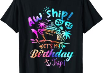 It's a birthday trip birthday cruise vacation t-shirt