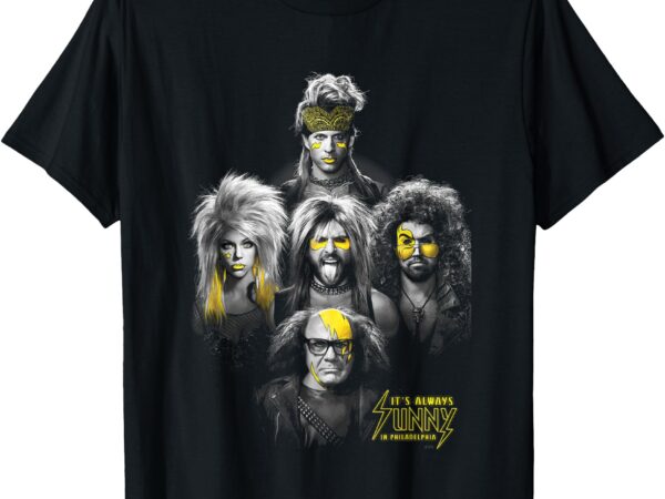 It’s always sunny in philadelphia the gang has rock vibes t-shirt