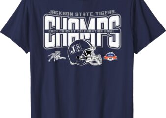 Jackson State Tigers Celebration Bowl Champs 2024 Football T-Shirt