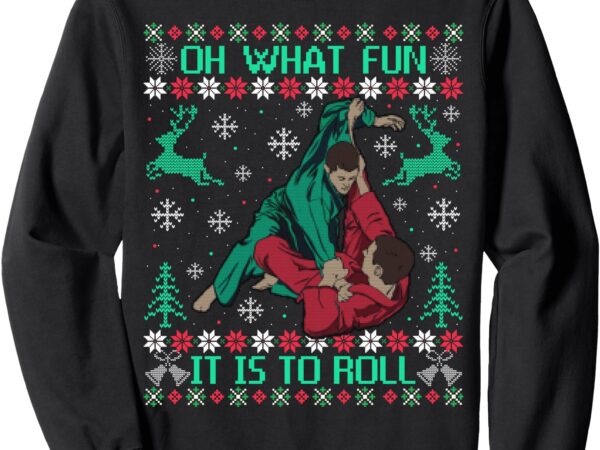 Jiu jitsu bjj ugly christmas sweater mma funny xmas sweater sweatshirt