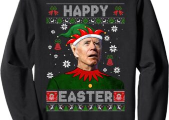 Joe Biden Happy Easter Ugly Christmas Sweater For Women Sweatshirt