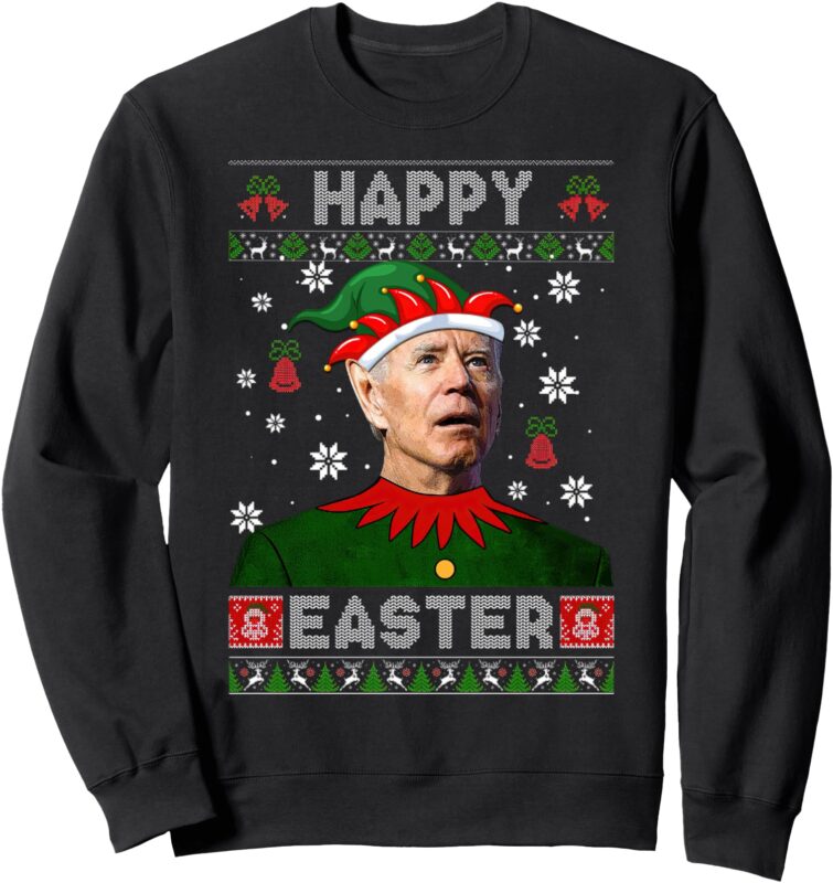 Joe Biden Happy Easter Ugly Christmas Sweater For Women Sweatshirt