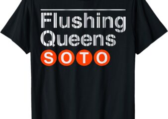 Juan Flushing Queens Soto Subway Platform Sign T-Shirt