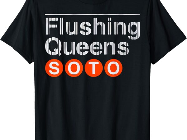 Juan flushing queens soto subway platform sign t-shirt