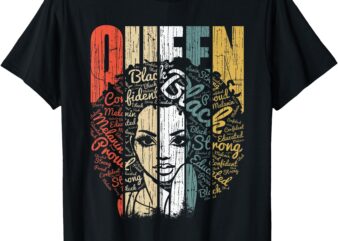 Juneteenth Shirts Women Black History Outfit Educated Queen T-Shirt