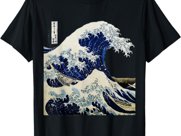 Kanagawa japanese the great wave t-shirt