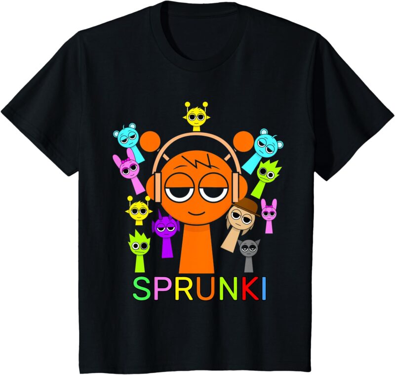 Kids Funny Sprunki Just a boy who loves Sprunki Kids Sprunki Beat T-Shirt