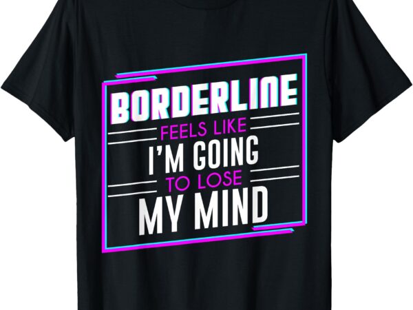 Long-sleeve t-shirt – borderline t-shirt