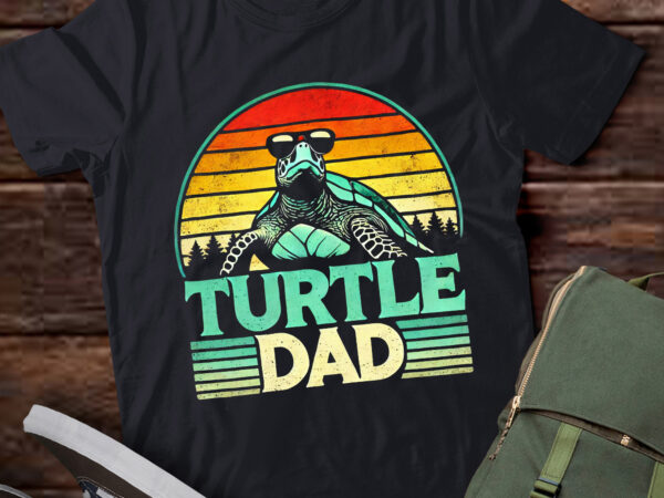 Td18-vintage turtle dad turtle lovers tortoise father’s day t shirt designs for sale