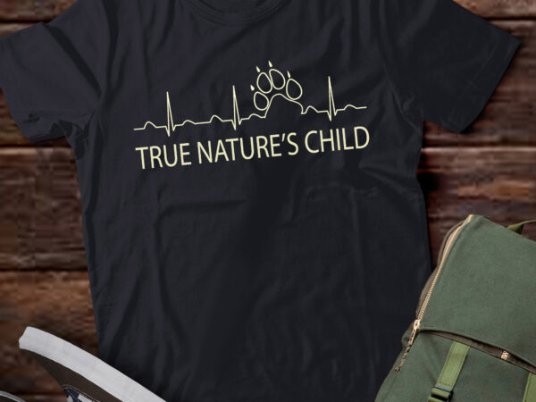 Lt895-nature’s heartbeat & wild at heart wild spirit t shirt vector graphic