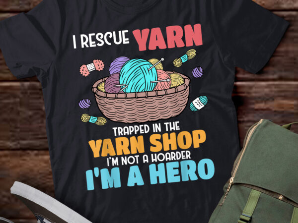 Lt906-i rescue yarn knitting knitter crocheter t shirt vector graphic