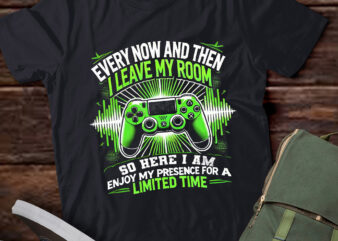 LT938-Funny Gaming Every Now And Then I Leave My Room Gamer Gifts T-Shirt