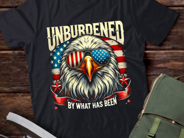 Lt976 – unburdened by what has been inspirational motivational t shirt vector graphic