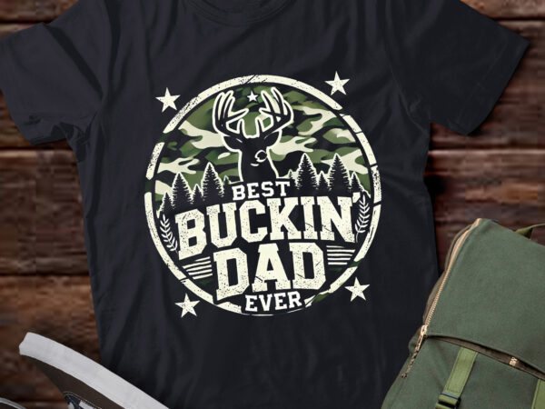 Lt983 – best buckin’ dad ever deer hunting father’s day manley t shirt vector graphic