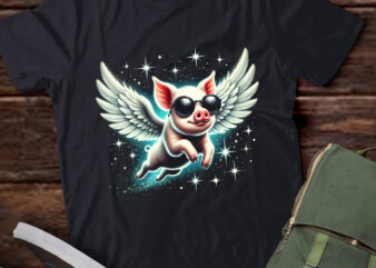 LT985-Pig When Wings Can Make Pigs Fly Funny Saying