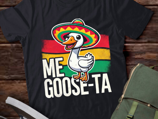 Td2-me goose-ta funny mexican hat me gusta spanish puns t shirt designs for sale