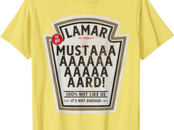 Lamar mustard costume family matching ketchup sauce t-shirt