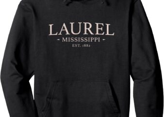 Laurel Mississippi – Simple Laurel MS Pullover Hoodie