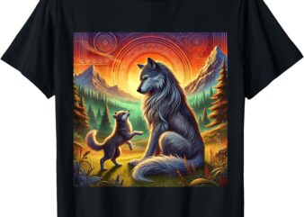 Legacy of the Wolves_ A Grandfather’s Wisdom T-Shirt