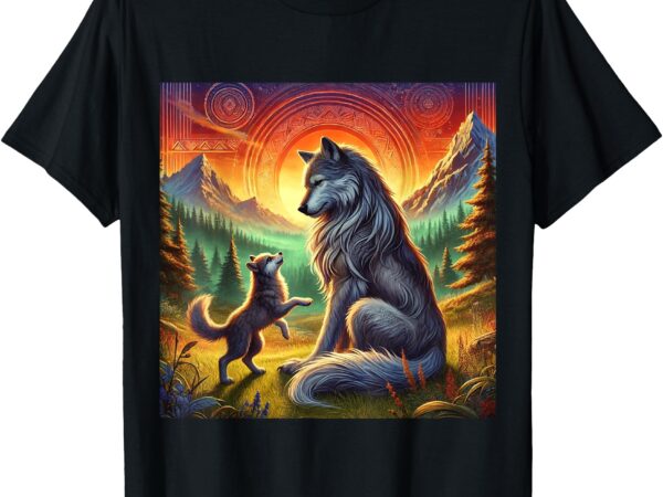 Legacy of the wolves_ a grandfather’s wisdom t-shirt