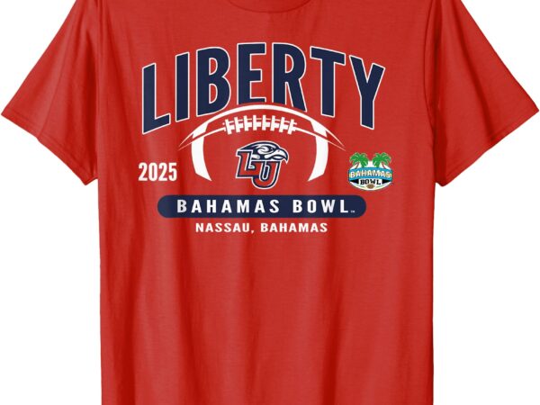 Liberty flames bahamas bowl 2025 football red t-shirt